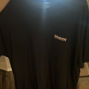 Billabong Black Short Sleeve Tee Classic Casual